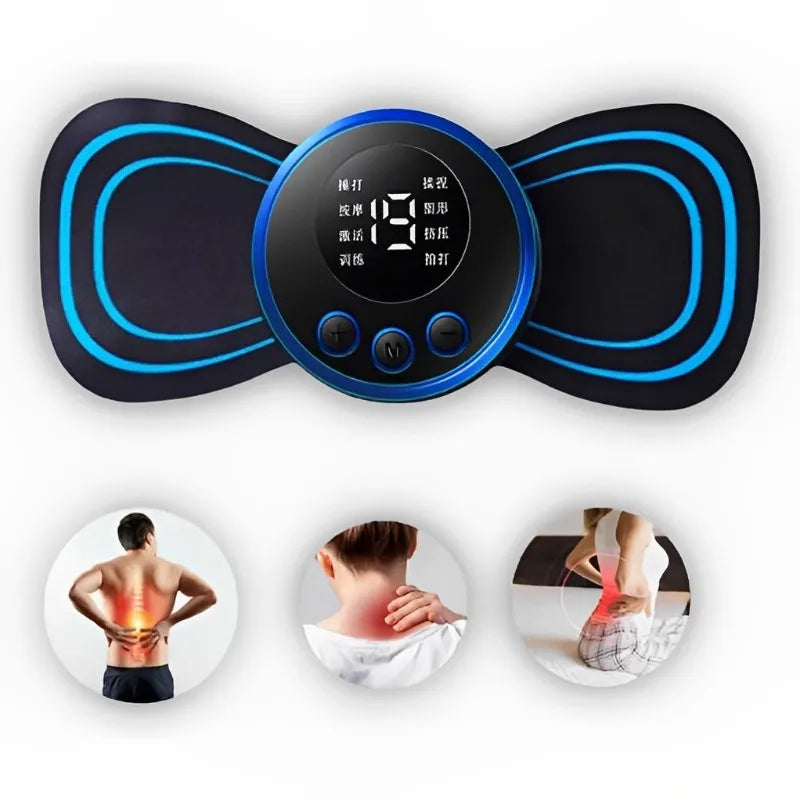 Mini Portable EMS Electric Neck Stimulation Massager For Cervical Muscle Pain Relief