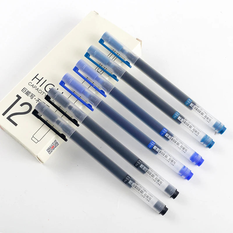 Zoecor Super Durable Writing Gel Pen Set Sign Pens Caneta 0.5MMInk ручка шариковая for Student Office School Stationery Supplies