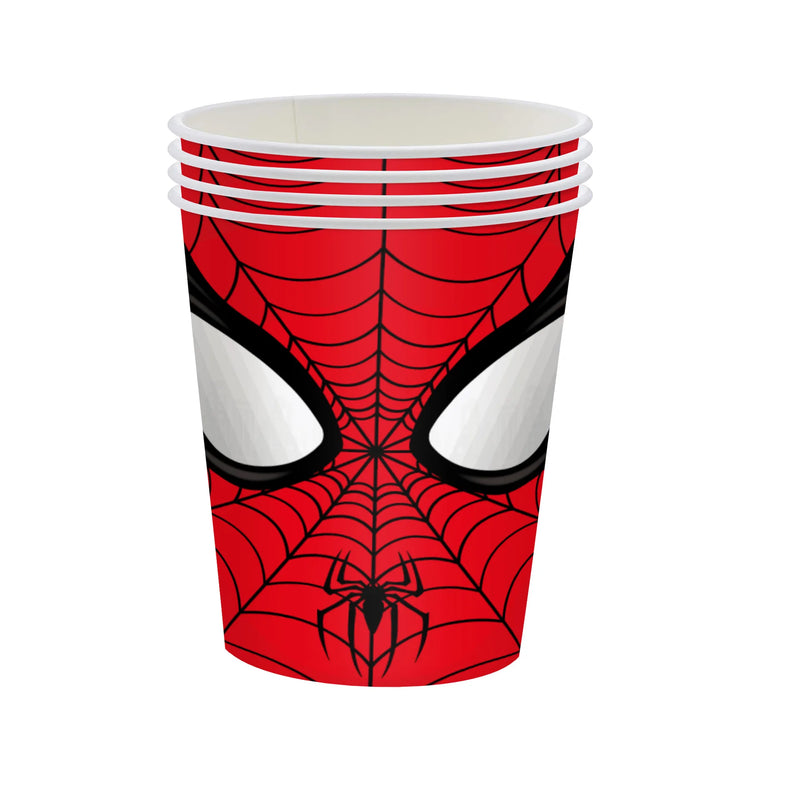 Disney Spiderman Birthday Party Decor Plates Napkins Paper Cups Spiderman Tablecloth Banner Superhero Birthday Party Supplies