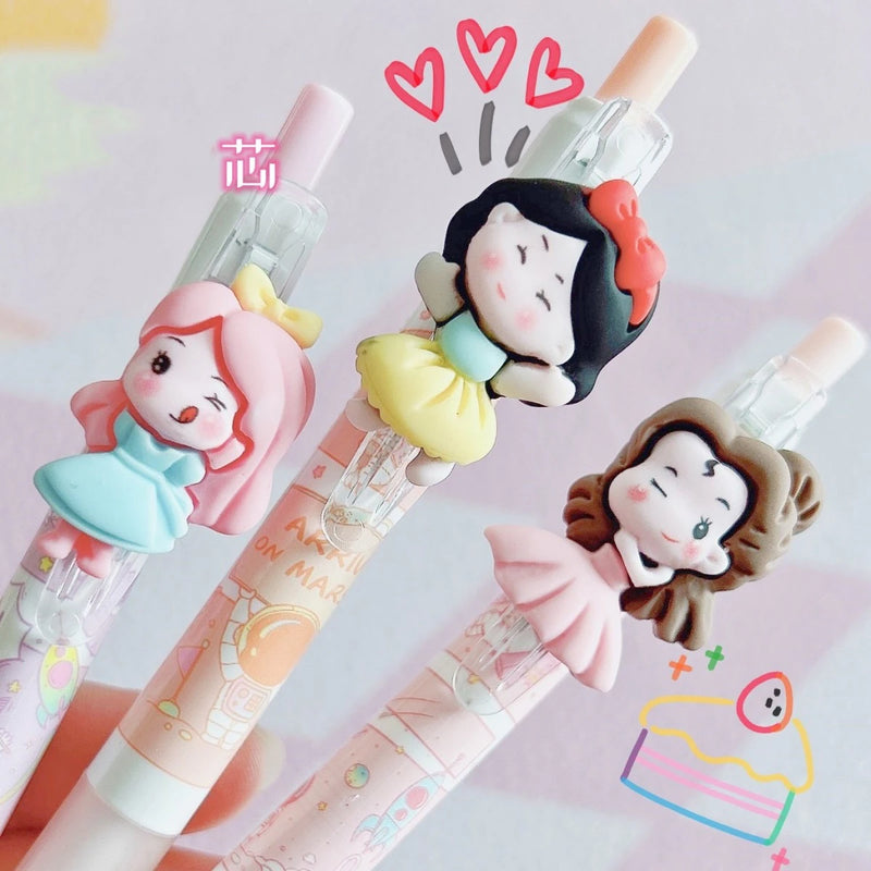 Princess pen stationery gel pens cute pens stationary pens back to school stationery cute things pens kawaii cute pen