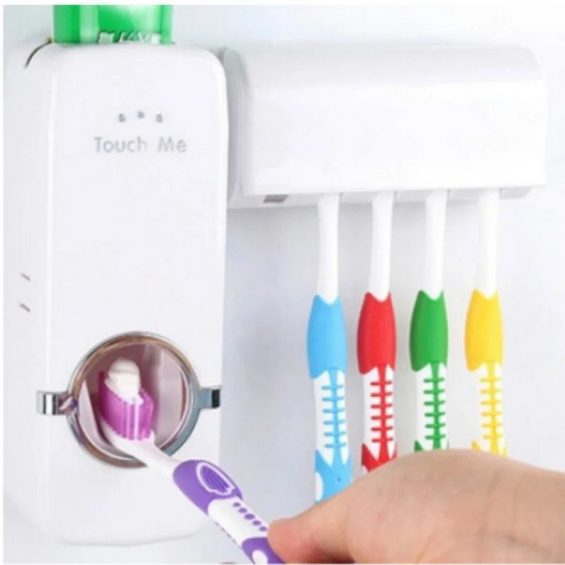 dispensador aplicador automatico de creme dental