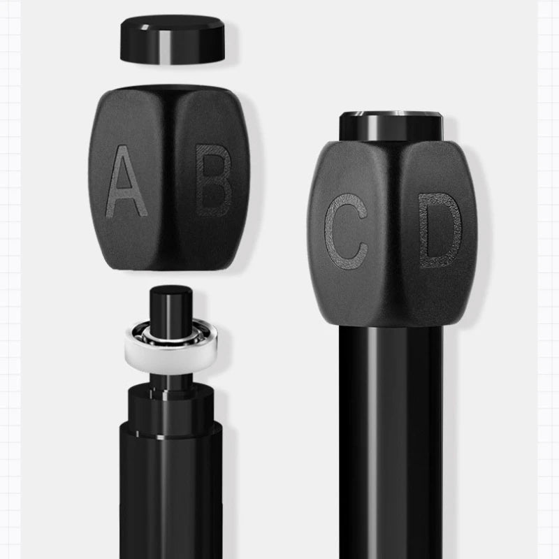ABCD New Decompression Rotating Gel Pen Answer Pen Novelty  Choose Ballpoint Pen Personality Student Stationery 0.5mm