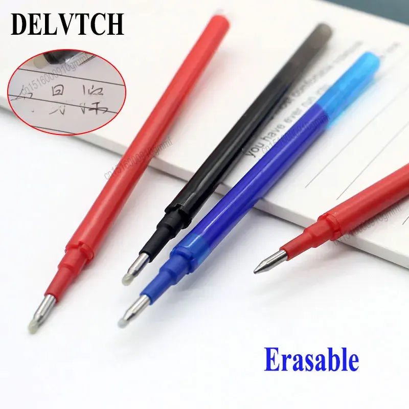 5Pcs/30Pcs Erasable Gel Pen Refill 0.7mm Replacement Office School Writing Stationery Accessory 8 Color Ink Washable Handle Rods