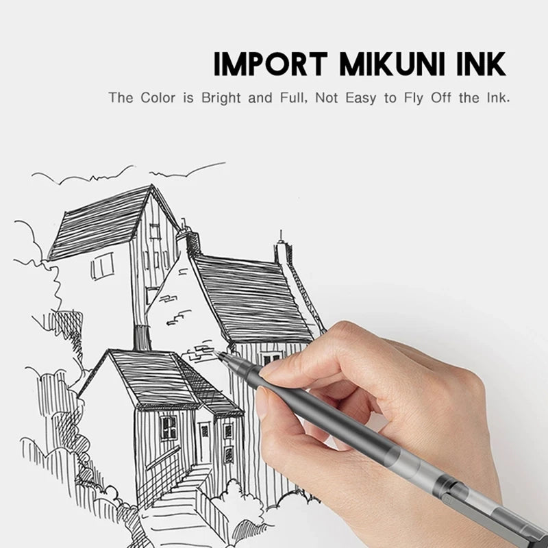 Xiaomi Mijia Gel Pen Super Durable Sign Pen Black 10pc Set Smooth Switzerland Refill Mikuni For Writing Office 0.5mm Signing Pen