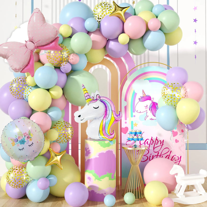 balões para decoração de aniversario tema unicornio
